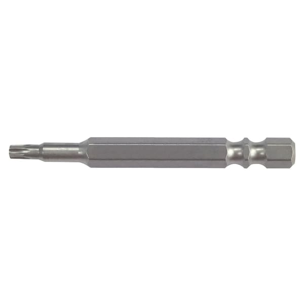 Eight Tool EX-IMPACT HIGH IMPACT TORX BIT 6.35MM SHANK 9&13MM GROOVE COLOR CODED, T15 X 65MM OAL RED EA-310C T15 x 65 - main